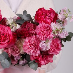 shlyapnaya korobka s cvetami 7